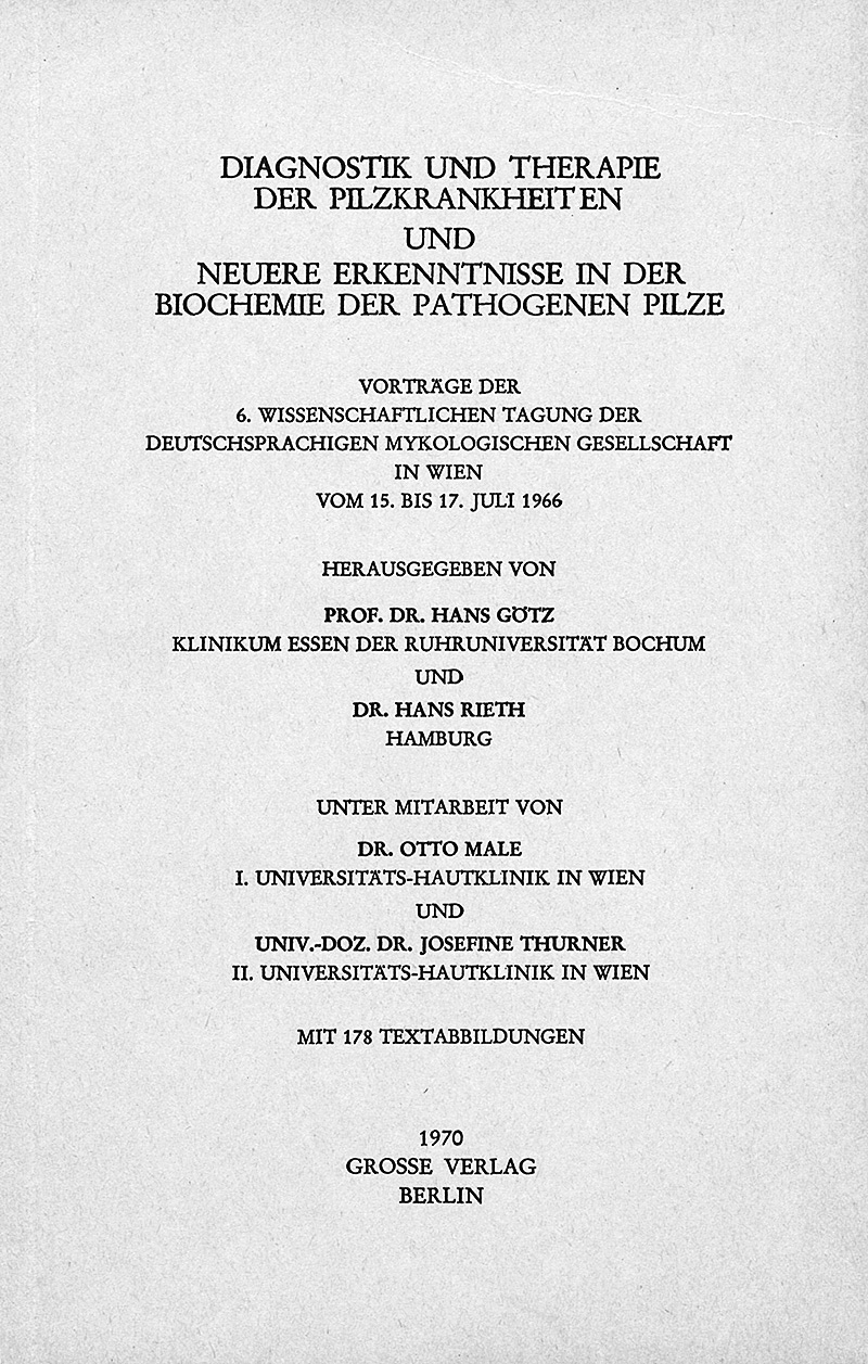 Stoffwechselphysiologische Untersuchungen an Candida albicans und anderen Hefen unter Einwirkung von Tellurit